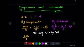 Componendo and dividendo [upl. by Rebe]