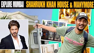 Shahrukh Khan  Mumbai Tour  Celebrity House Mumbai  Juhu Beach  Mumbai Vlogs [upl. by Esiom]