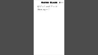 Exponents and powers  Exponential question  Class 10  Math shorts mathstricks shortfeed [upl. by Abbottson]