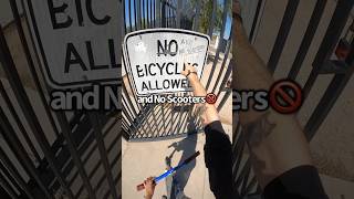 No SCOOTERS Allowed 🚫😡🛴Roman Dellapena shorts shortvideo viralvideo scooter gopro stunt [upl. by Quillan99]