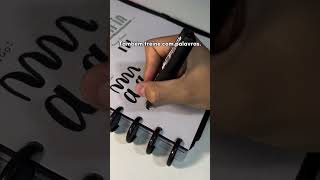 Como Fazer Lettering com Marca Texto [upl. by Armstrong]