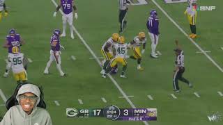 Will4k Reacts to Green Bay Packers vs Minnesota Vikings  2023 Week 17 Game Highlights [upl. by Arlyn]