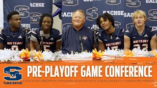 Sachse Mustangs Playoff Preview Undefeated UIL 96A Champions Face Rockwall [upl. by Haceber46]