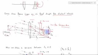 Lecture 6 Galilean telescope working and construction and magnification in normal and near [upl. by Rehttam]