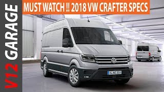 HOT NEWS 2018 VW Crafter Specs and Dimensions [upl. by Hpeseoj]