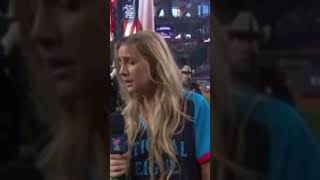 Ingrid Andress sang the worst national anthem ever at the home run derby tonight [upl. by Etti]