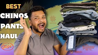 8 Best Chinos for men  HAUL   Affordable chinos pants available online  Dev Talks [upl. by Edny461]