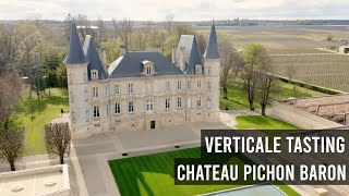 Château Pichon Baron vertical tasting [upl. by Puduns]