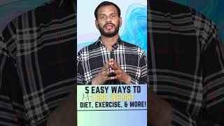 🌟Five Easy Ways to Lose Weight। Diet Exercise and Morequot🌟 [upl. by Gillian]