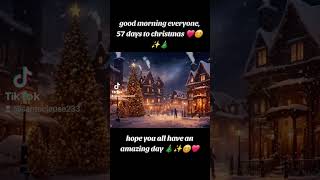 Christmas countdown 57 days 🎄✨️😊❤️ christmas music merrychristmas [upl. by Sutherlan]