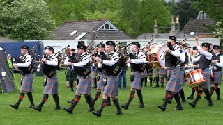 City of Inverness Pipe Band competing in Grade 4B bands at Banchory 2024 North Scotland Championship [upl. by Gladdy]