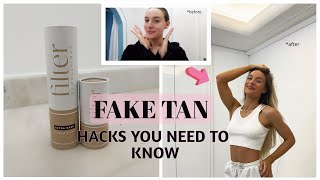 Best Fake Tan Routine At Home  Tanning Hacks You Need To Know [upl. by Ashling838]