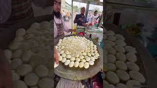 Huge Boiled Egg Fry Masala of Bharuch  Bharuch Street Food foodindia bharuch [upl. by Venterea148]