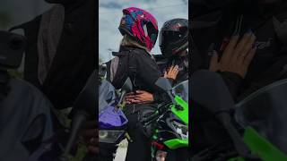 GirlFriend Riding With Kawasaki Ninja zx10r🥰 shorts kawasakininjazx10r youtubeshorts lovestatus [upl. by Rhtaeh]