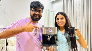 Diwali ka sabse bdia Gift 🎁😍  AGARO Coffee Machine amp Grinder [upl. by Hayyifas]