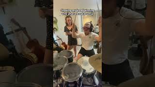 Showing my bread winning wife what a breakdown is drums hardcore drummers kublaikhan [upl. by Ingamar578]