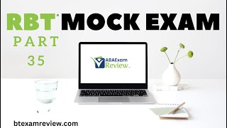 Pass the RBT® Exam  RBT® Practice Exam  Full Mock RBT® Exam Review Part 35 [upl. by Nikolai]