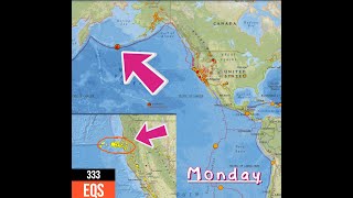 333 Earthquakes Northern California Alaska Elevated activity continues Monday 1292024 [upl. by Mungo]