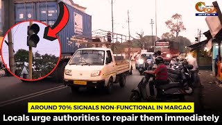 Around 70 signals nonfunctional in Margao [upl. by Engle323]