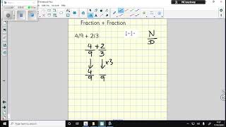 adding fractions [upl. by Vedetta]