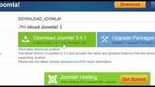 Joomla 34  Installation Anleitung [upl. by Nnairol]