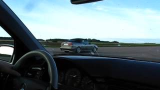 50300 Kmh Saab 93 Cab 430 HP Vs E55 AMG W210 400 HP No SC [upl. by Frisse]