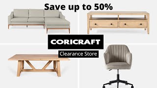 Coricraft Clearance Centre  SAVE UP TO 50 OFF FURNITURE ITEMS  Furniture Plug [upl. by Flosi]