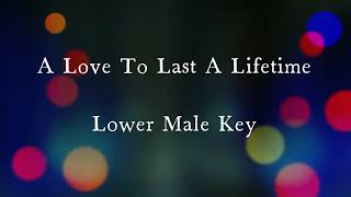 A Love To Last A Lifetime Jose Mari Chan Lower Male Key Karaoke [upl. by Jarret]