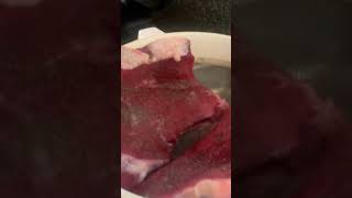 Steak breadwinner cooking goodvibes pinkmeat [upl. by Gamali624]