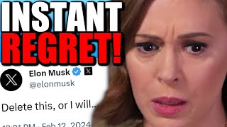 Alyssa Milano Faces INSANE BACKLASH After Accidentally TWEETING This [upl. by Olra]