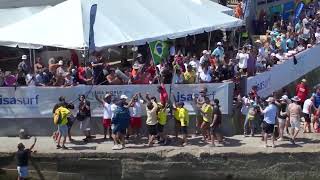 En vivo desde Arecibo hoy domingo en el último día de competencias Mundial de Surfing ISA 2024 [upl. by Nnahs]