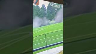 Giant sinkhole swallows center of soccer field in Illinois shorts shortsvideo [upl. by Sigismundo]