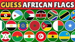 GUESS ALL 55 AFRICAN FLAGS  GUESS THE FLAG  GUESS THE COUNTRY quiz africa [upl. by Seabrooke799]