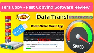 How to use TeraCopy to copy and transfer Files  Fast Copying Software Review Technical Kashif 98 [upl. by Ronnie]