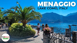 Menaggio Walking Tour  Lake Como Italy  4KUHD with Captions [upl. by Orelle668]