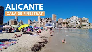 Alicante Beach Walk 2023  Cala de Finestrat  SPAIN [upl. by Mercy210]