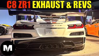 2025 C8 Corvette ZR1 Exhaust Revs Drivebys Real In Person [upl. by Dickman]