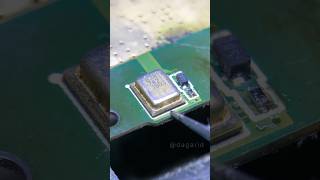 what component is this very dirty 😬 microsoldering repair soldering [upl. by Zora]