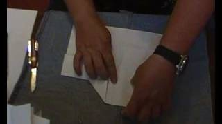 How to fold an envelope from A4 paper  Wie faltet man einen Umschlag von einem DIN A4 Blatt [upl. by Evets]