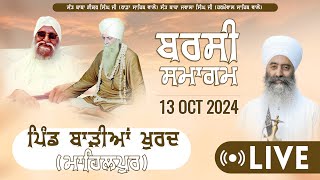 LIVE  Barsi Samagam  ਪਿੰਡ ਬਾੜੀਆਂ ਖੁਰਦ Mahalpur  13 Oct 2024  Baba Joga Singh Ji Khalsa [upl. by Brost688]