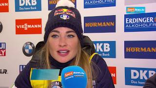 WMInterview Dorothea Wierer nach ihrem 2 Gold in Antholz [upl. by Chevy]