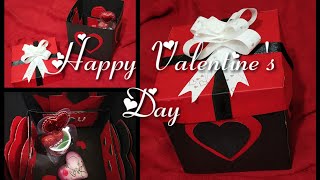 DIY Gift Box Valentines Day Gift Box❤💞 DIY Handmade Gift BoxSurprise Gift Box for Valentine [upl. by Reidid]