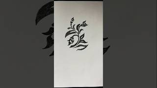 draw flower stemsdrawing viralvideo pensil [upl. by Nednal]