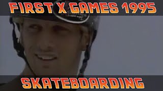 1995 X GAMES SKATEBOARDING EVENTS STREET VERT [upl. by Woodson560]