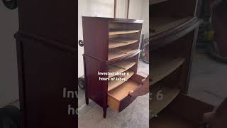 What I thrifted vs what I soldfurnitureflip furniturepainting furnituremakeover diy dresser [upl. by Doti]