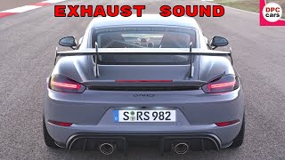 2022 Porsche 718 Cayman GT4 RS Exhaust Sound [upl. by Aiki]