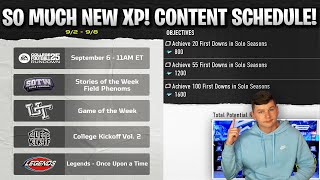 SO MUCH NEW XP CONTENT SCHEDULE AND NEW XP OBJECTIVES [upl. by Fanchon]