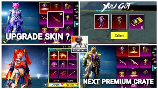 BGMI NEXT PREMIUM CRATE REWARDS😍  UPGRADE SKIN COMING  GET MYTHIC SKIN [upl. by Llekcir]