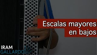 ESCALAS MAYORES en el Bajo Eléctrico  Tutorial para Principiantes [upl. by Nuahsyt30]