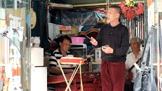 Tianjin old folk artists performing Jingdong Dagu，live broadcast everyday harder than young people [upl. by Aicened]